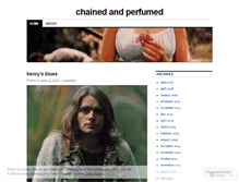 Tablet Screenshot of chainedandperfumed.com
